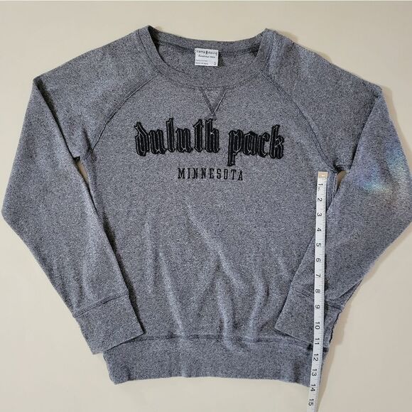 Duluth Pack Women's Black Marled Crewneck Long Sleeve Pullover - Picture 5 of 11